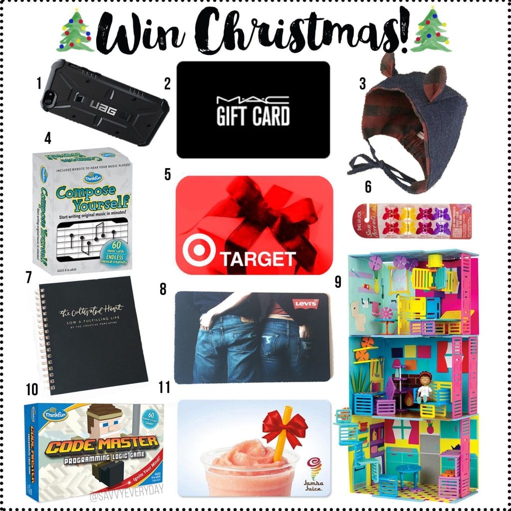 Win Christmas numbered